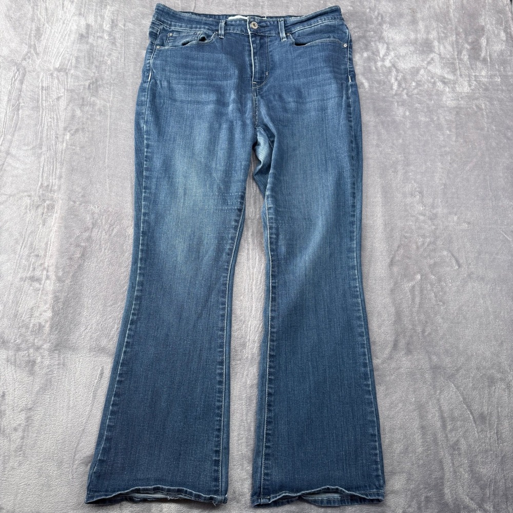 Signature by Levi Strauss‎ Mid Rise Bootcut Jeans Mens W30 L30 (32-28) Blue